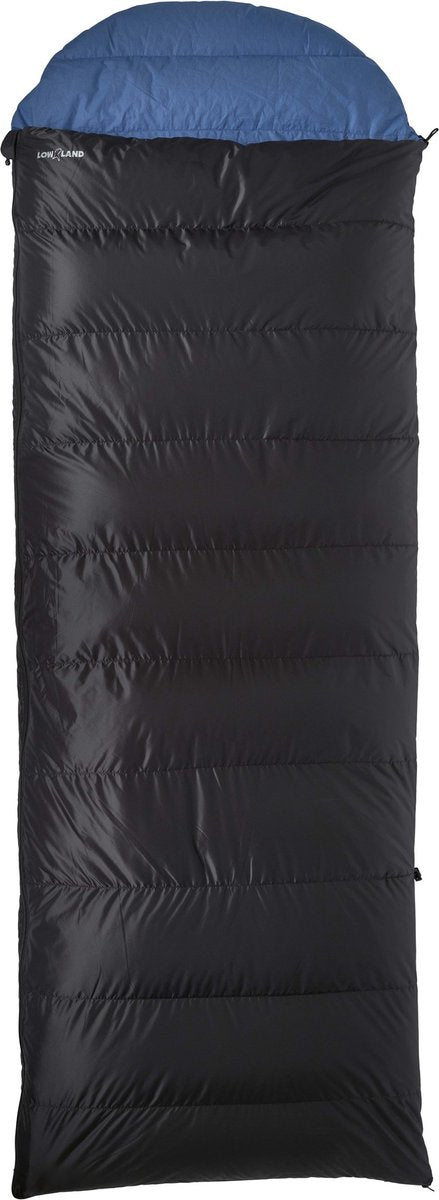 Saco de dormir de plumas para exterior Lowland - ranger comfort nc - 230 x 80 cm (incluida la capucha) - 1495 gr - 0°c - algodón nailon