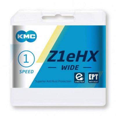 Serratura per bicicletta KMC Wide EPT - Z1eHX, 112s, 9,2mm, argento
