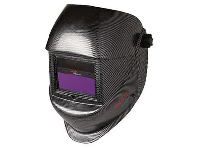 Casco per saldatura multivisione gravel carb look 90x110