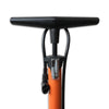 Pompa per biciclette con manometro a 6 bar arancione
