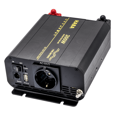 Pure sine wave omvormer camper en caravan - 300w