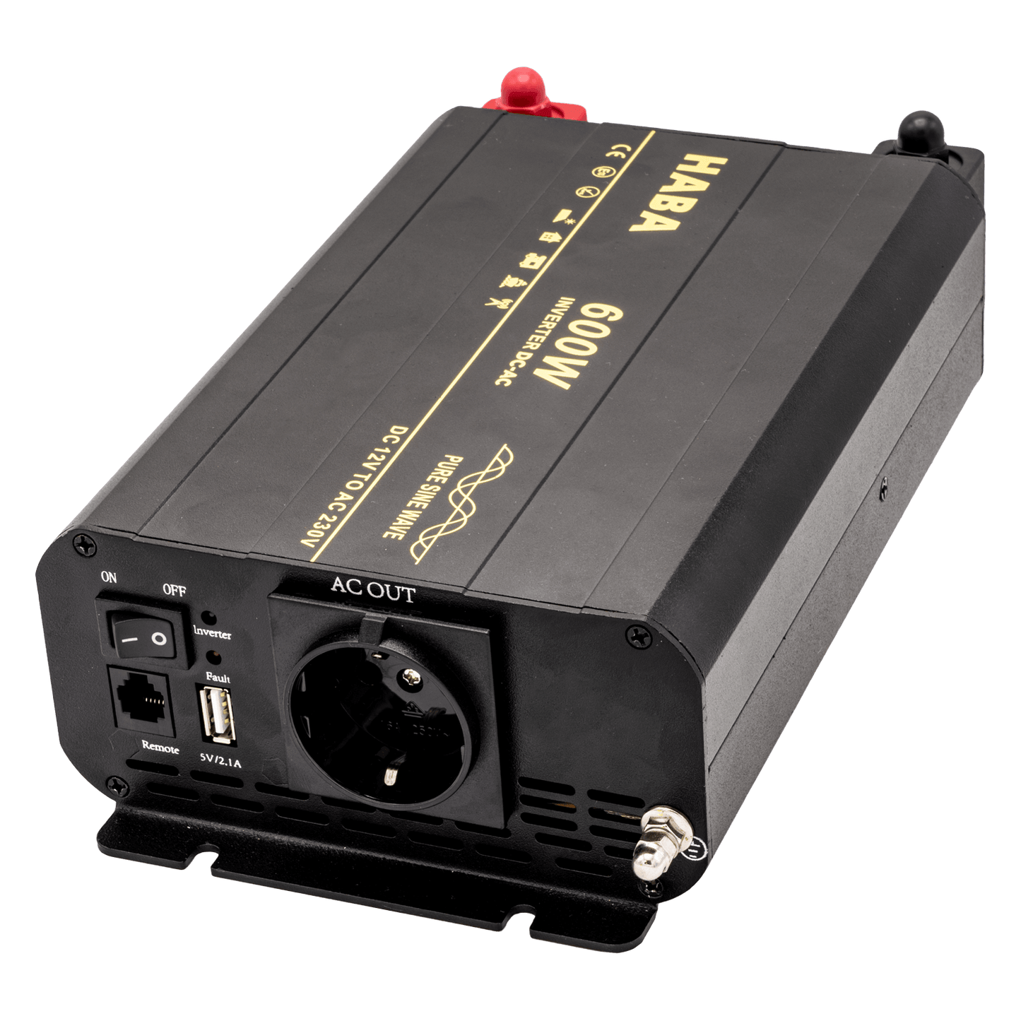 Camper e caravan inverter a onda sinusoidale pura - 600w