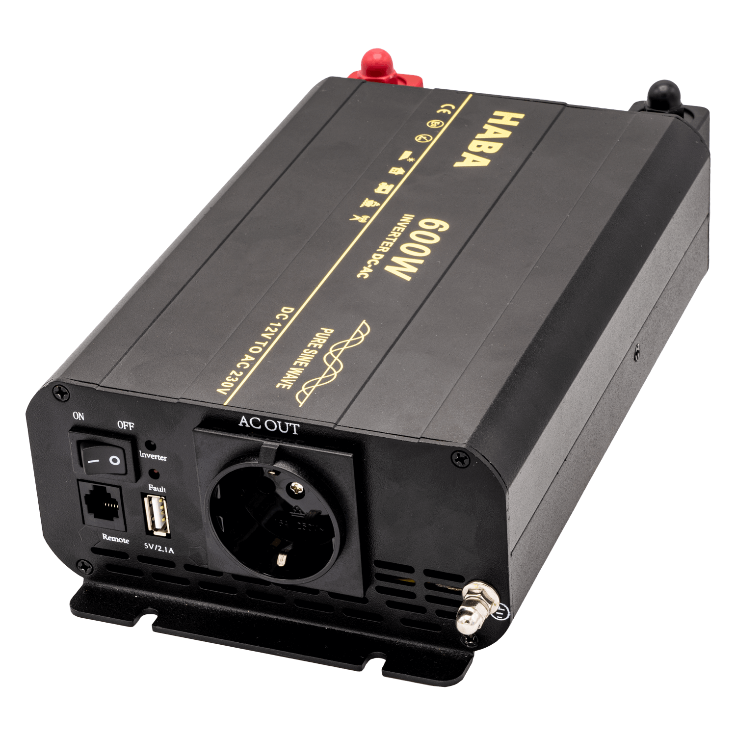 Camper e caravan inverter a onda sinusoidale pura - 600w