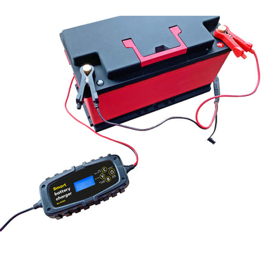 Caricabatterie intelligente Caricabatteria intelligente per batterie al piombo, al litio e AGM