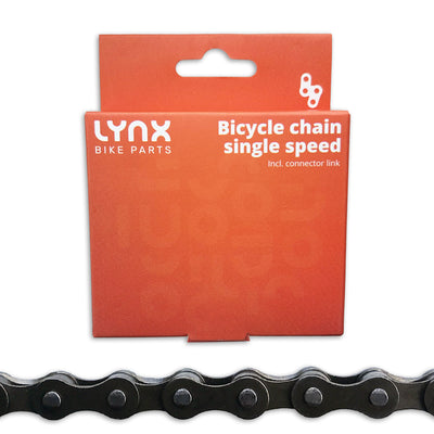 Lynx bicycle chain - standard necklace, 112 links, 1 2 x 1 8, gray