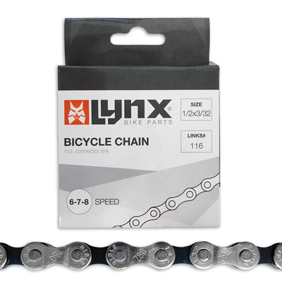 Collar Lynx Derailleur 6 7 8 - 116 Schakels - Negro