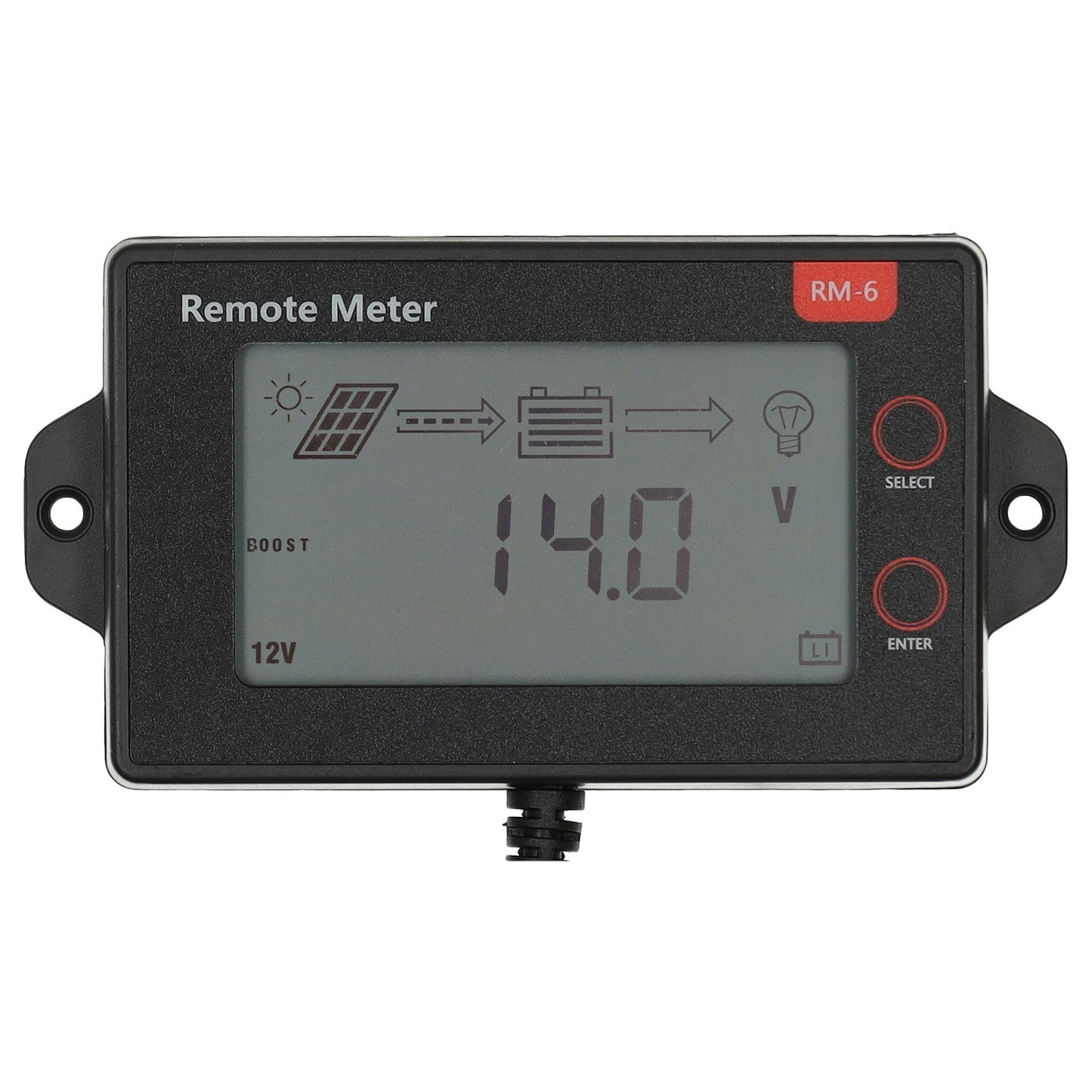 Abano display for MPPT charge controller