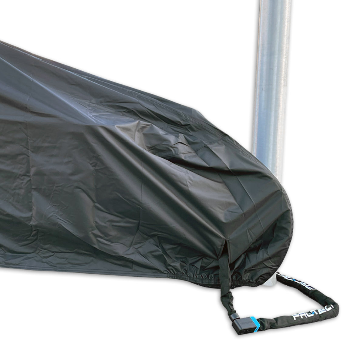 Lynx 2 -Wheeels Cargo Cargo Bike Cover - 300D Oxford Polyester - impermeabile - Anti -Pusheft - Nero