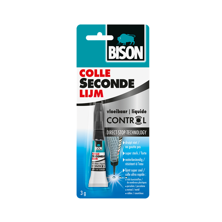 Bison 1029754 - colle sec liquide 3 g | 3 pezzi