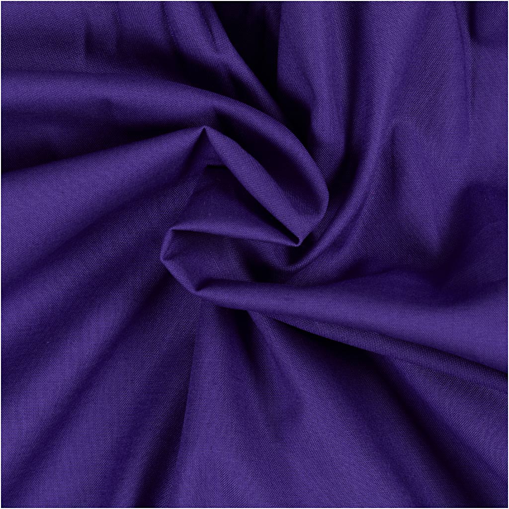 Creativ company fabric, W: 145 cm, 140 gr, purple, 10 m 1 roll