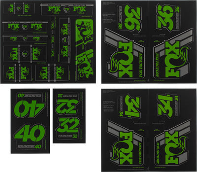 Kit de pegatinas para horquilla y amortiguador fox racing shox Heritage hasta el modelo 2020