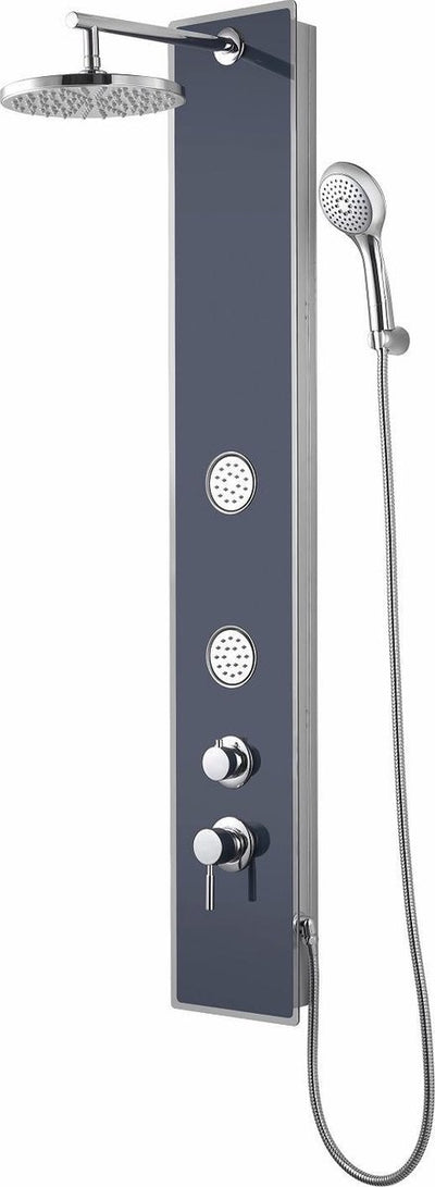 Pannello doccia Schütte Schütte con un pulsante TAP GLSDUSCHANEL GLAS ANTRACITE
