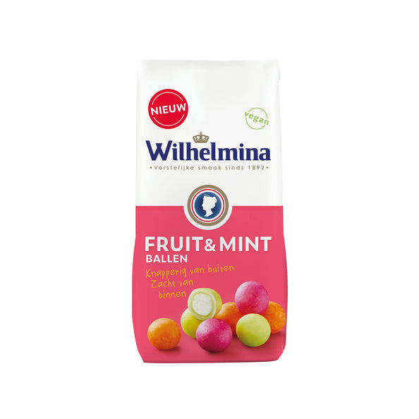 Bolsa vegana de bolas de menta y fruta Wilhelmina (10x200gr)