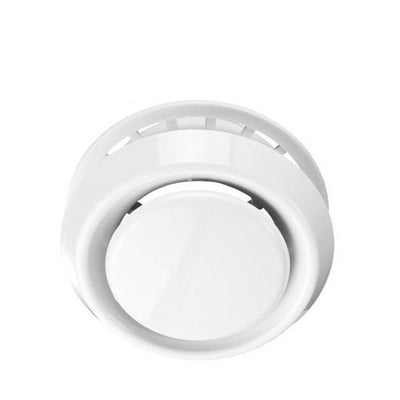 Air valve plastic white 100 mm