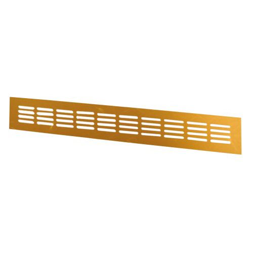 Ventilación Grille de aluminio Bronce 400x80 mm
