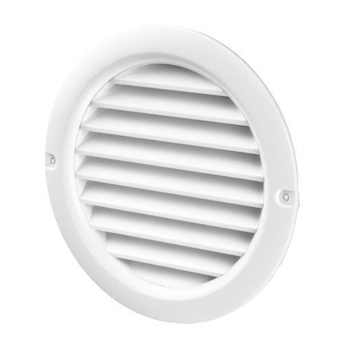 Griglia scorrevole attorno a 125 mm bianco