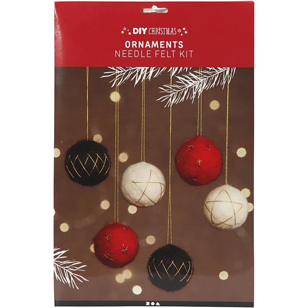 Bolas de Navidad Creativ company, d 6 cm, 6 piezas, 1 caja