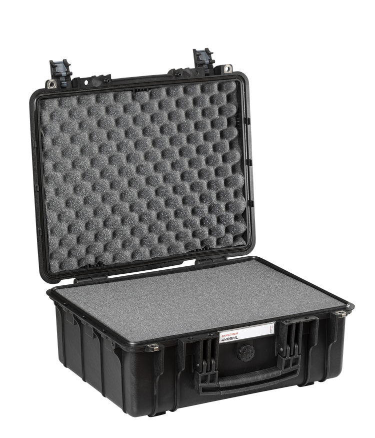 Explorer Cases 4419HL Suitcase black with tuft foam