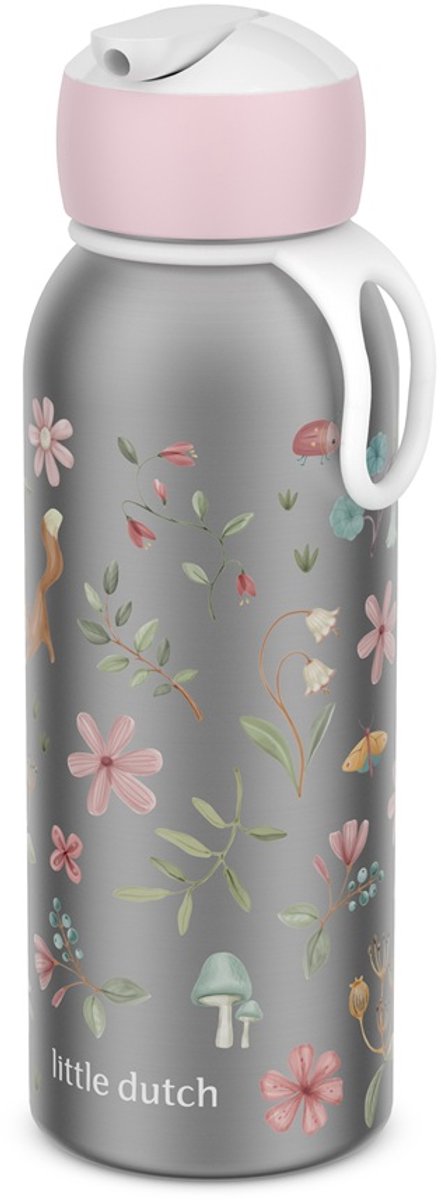 Borraccia termica Mepal Flip-up Campus Little Dutch - 350 ml - 12 ore fredde 4 ore calde - borraccia con cannuccia per bambini - meraviglie delle fate