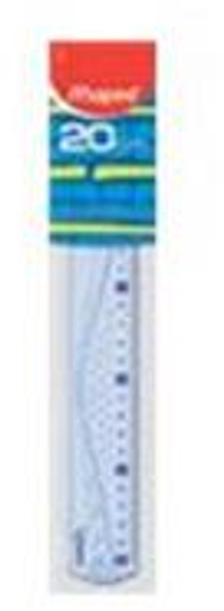 Righello Maped Office Maped geometrico 20 cm trasparente