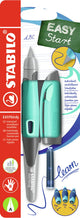 Stabilo easybirdy - penna stilografica ergonomica - verde acqua pastello - un punto per destrimani