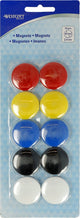 Imanes Westcott - ø 30x8mm - colores surtidos - 10 piezas - ac-e10822