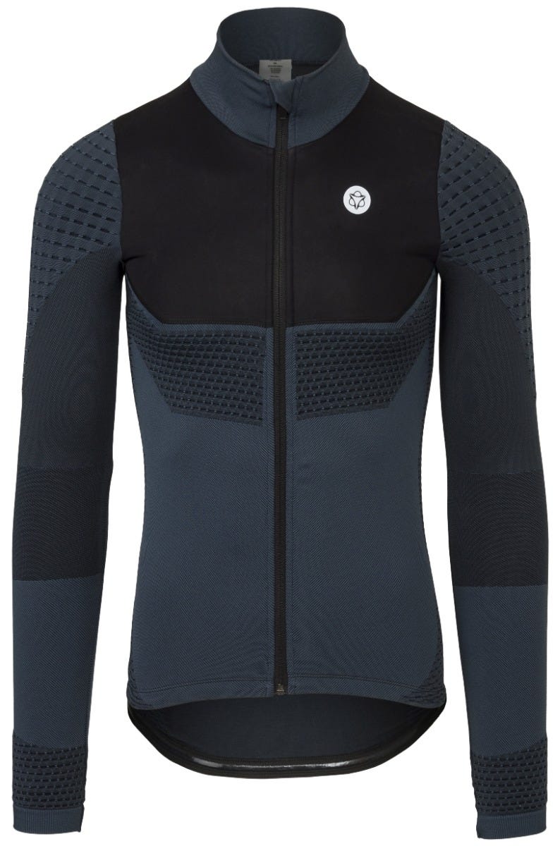 Camiseta ciclista sin costuras manga larga rendimiento hombre