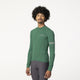 Maillot ciclista liso manga larga performance mystic verde hombre