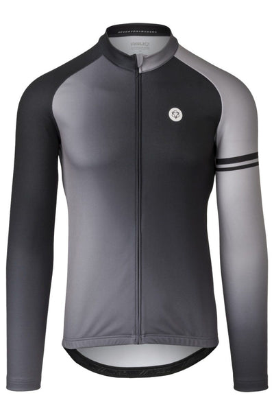 Camiseta ciclista degradada manga larga esencial hombre