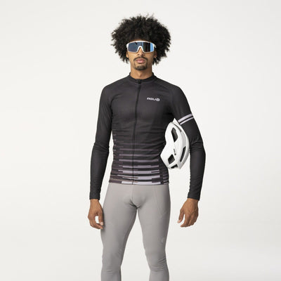 Maglia da ciclismo a maniche lunghe da uomo essenziale