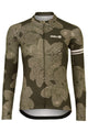 Camisa ciclista de rayas flores manga larga esencial mujer