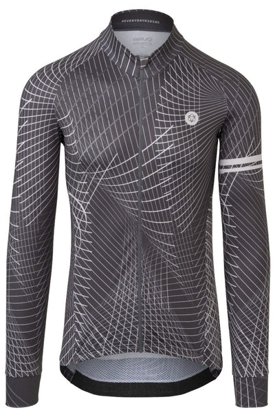 Maglia da ciclismo Nocturnal Lines da uomo a maniche lunghe