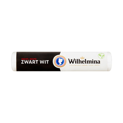 Wilhelmina black and white vegan roll (24x 39gr)