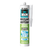 Bison acrylaatkit regenvast wit koker 300 ml - afdichtingskit voor het afdichten van voegen, naden, kieren en scheuren, overschilderbaar, strak afmesbaar