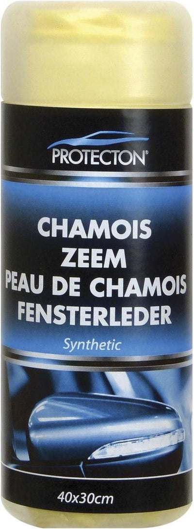Protecton synthetic chamois - helps to safely absorb water - high absorption capacity - safe for all surfaces - in handy storage tube - 40x30cm