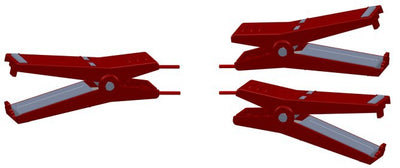 Cavo di collegamento per recinzione Ako con clip a coccodrillo triplo per 40 mm