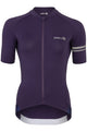 Camiseta de ciclismo sólida para damas de alto rendimiento.
