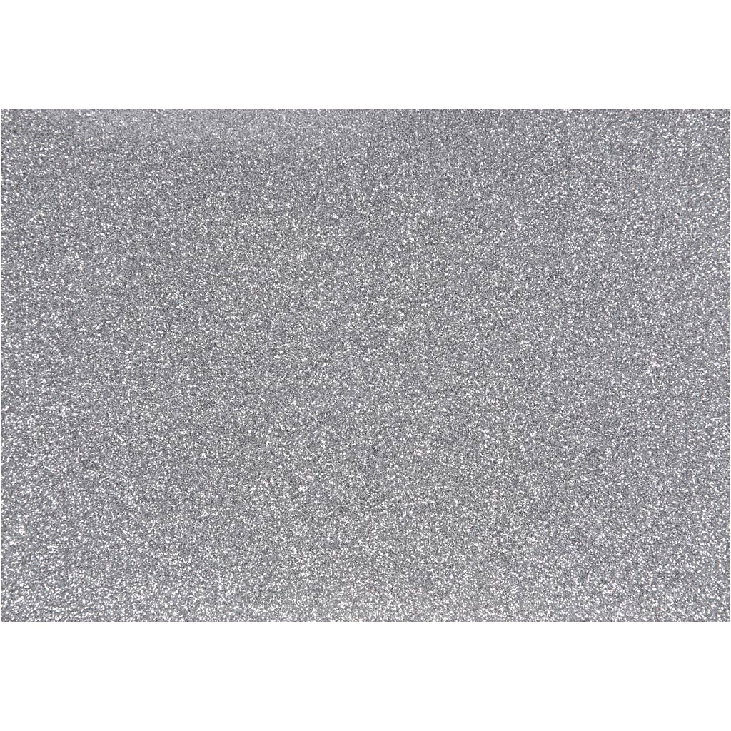 Irgon fogli glitter argento, a5