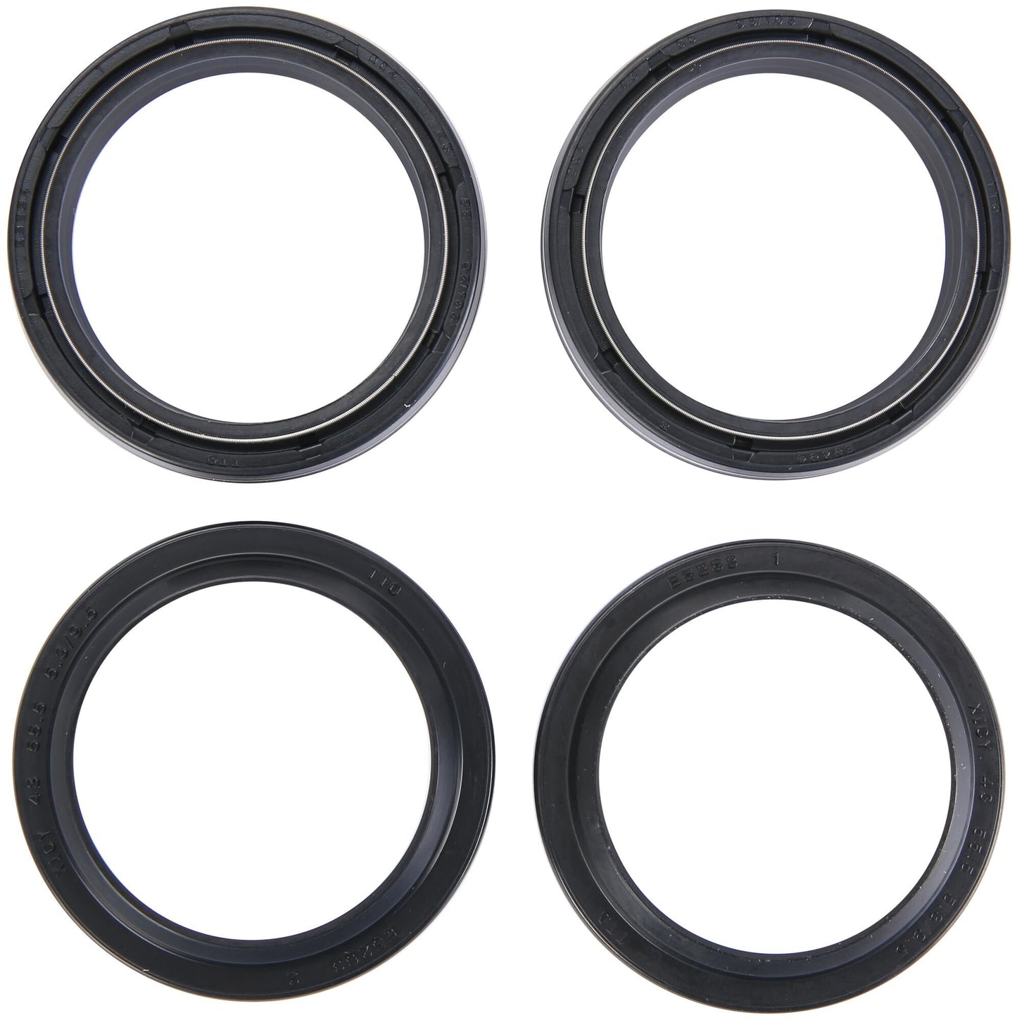 Todas las pelotas de sello de horquilla de carreras ABR 56-138 incl. Tapa del polvo