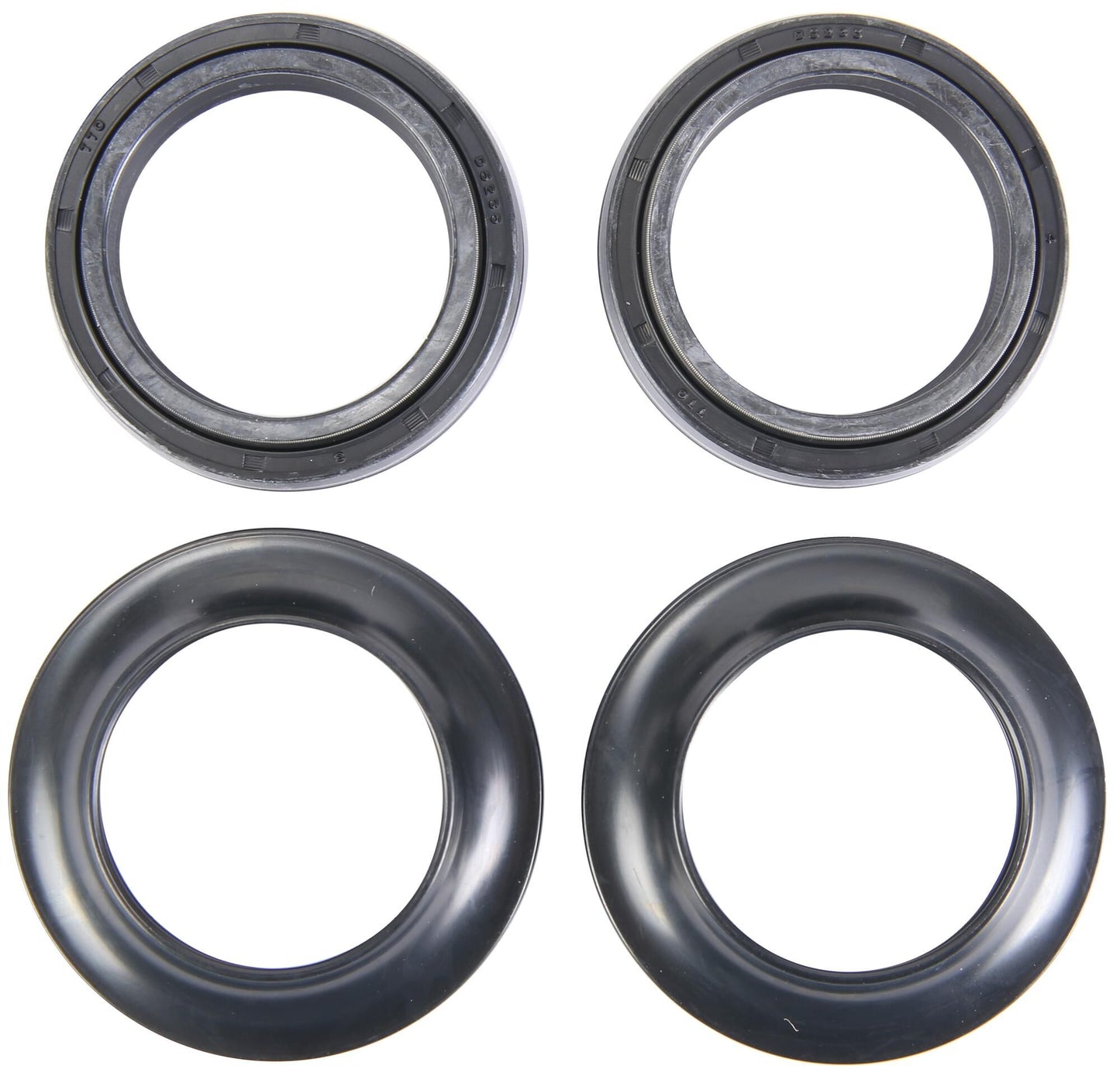 Todas las pelotas de sello de horquilla de carreras ABR 56-183 incl. Gorras de polvo