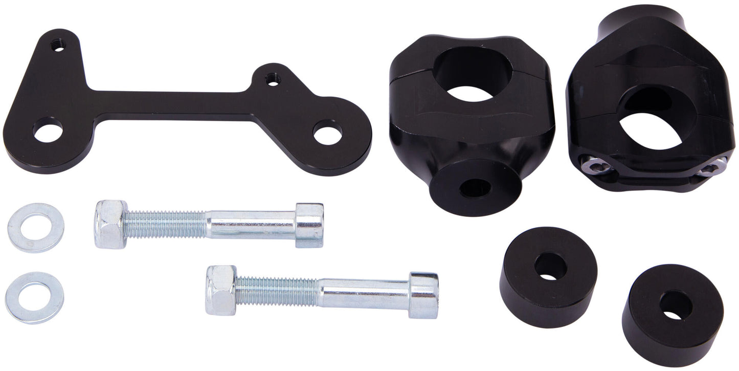 Lsl lenkerklemmbock x-bar clamping bracket +20mm 28.6mm bw