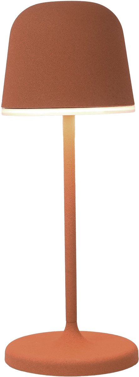 Eglo mannera-s tafellamp - priklamp - oplaadbaar (tot 28 uur licht) - 20 cm - rood wit - draadloos - dimbaar - binnen en buiten