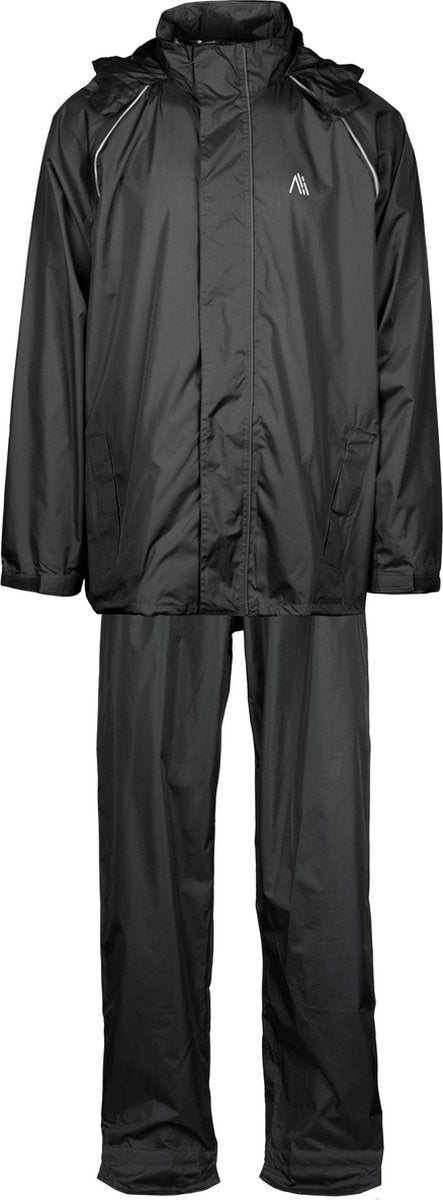 Ralka regenpak - comfort - zwart antraciet - l