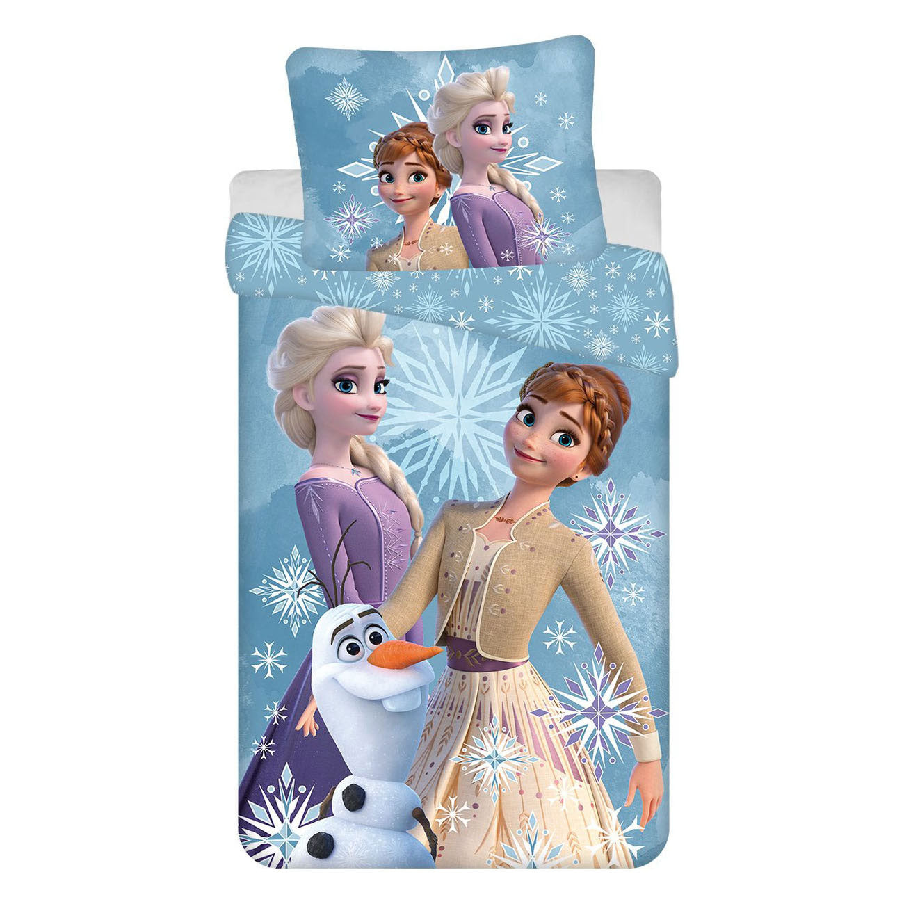 Copertura Disney White White Snowflake, 140x200cm