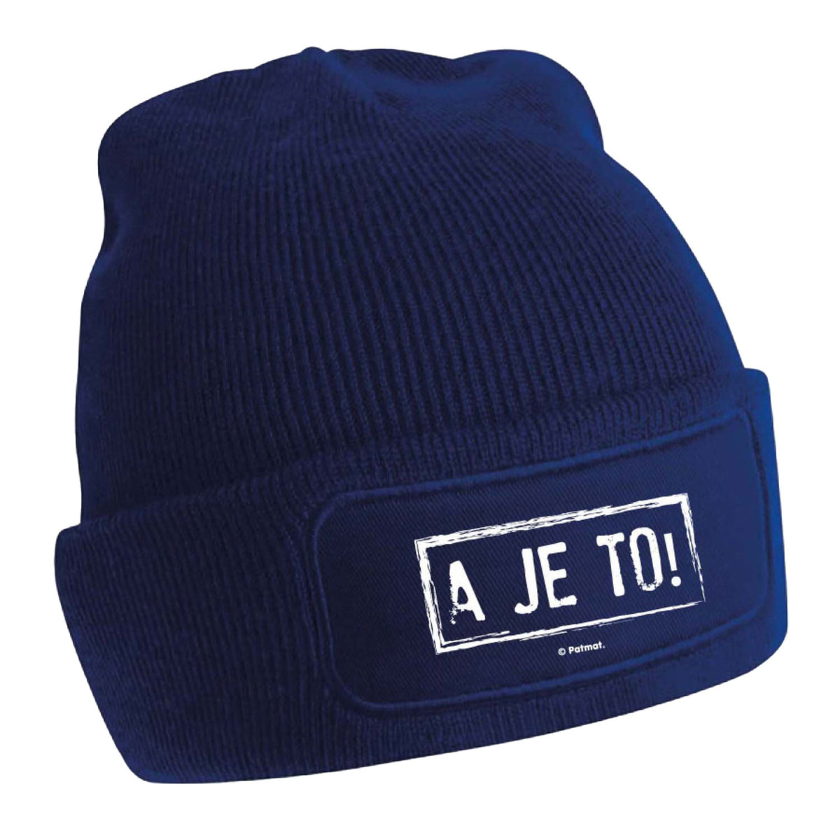 Vicino e Buurman Muts Stamp Marineblauw