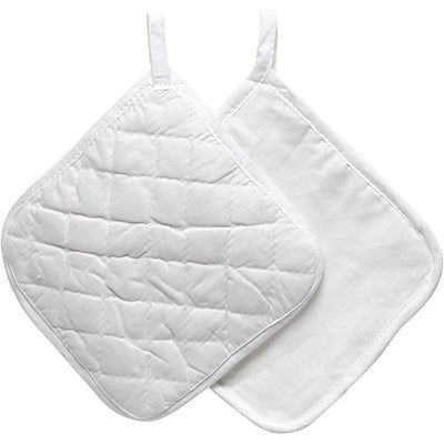 Agarraderas Creativ company, tamaño 20x20 cm, 145 gr, blanco, 4 piezas 1 caja