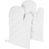 Manopla para horno Creativ company, medidas 18x28 cm, 145 gr, blanco, 2 piezas 1 caja