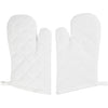 Manopla para horno Creativ company, medidas 18x28 cm, 145 gr, blanco, 2 piezas 1 caja