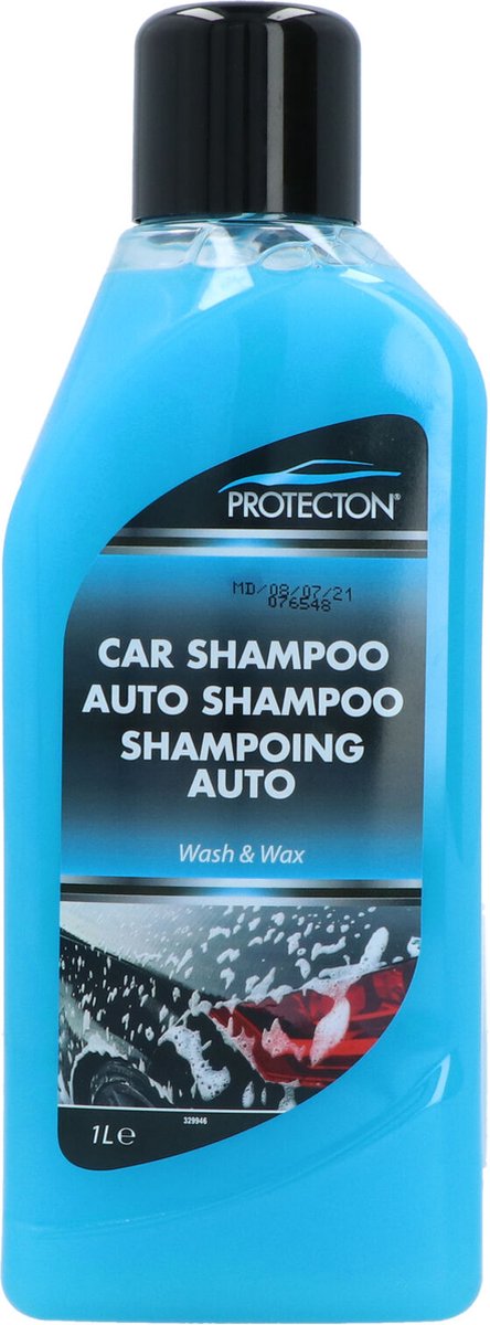 Cera lavante shampoo auto Protecton - pulisce a fondo, velocemente e in sicurezza - rimuove sporco, depositi di grasso - per tutti i tipi di vernice - ridona lucentezza - lascia uno strato protettivo di cera - 1 litro
