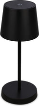 Briloner - lámpara de mesa recargable - lámpara inalámbrica - regulable - con batería - USB-C - 2,6W - IP44 - interior exterior - negro - 26 x 10,5cm